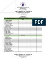 Students or Parents Retrieval Log