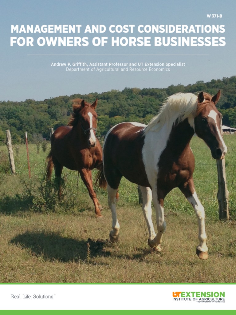 Cost Considerations and Best Practices for Operating Successful Horse