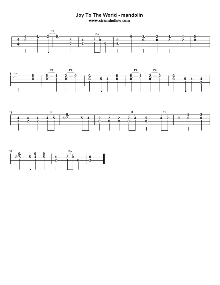 Free Mandolin Sheet Music PDF | PDF