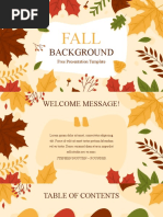 Fall Background PowerPoint Template by SlideWin