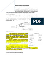 Diferenciação sexual normal e anômala