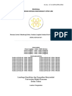 Format Proposal Pengmas KKN Tematik 2021