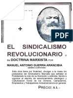 Manuel Antonio Guerra El Sindicalismo Revolucionario y Su Doctrina Marxista