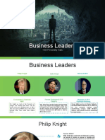 Business Leader Personality Traits