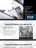 Taxation Under The American