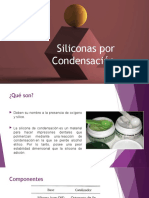 Siliconas por Condensación