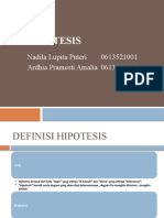 Biostatistika Hipotesis