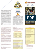 Folder Do Curso de Arquivologia Da UFSM - 2011
