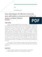 Proposta de Projeto - Machine Learning para Setor Público