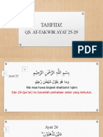Tahfidz - QS. At-Takwir 25-29
