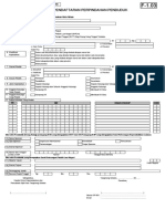 PERMENDAGRI 109 FORMULIR PINDAH