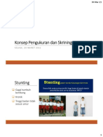 Konsep Pengukuran Dan Skreening Stunting