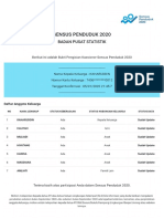 Bukti Pengisian SP2020 Online