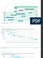 Project Management Gantt Chart Template