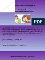 Mi Nuevo Yo Los Cambios en La Adolescencia