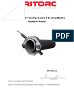 OD-Mounted Split Frame Pipe Cutting & Beveling Machine Operation Manual