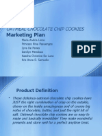 Oatmeal Chocolate Chip Cookies MARKETING PLAN