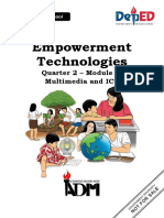 Empowerment Technologies: Quarter 2 - Module 6: Multimedia and ICT