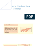Procedure in Hand and Arm Massage