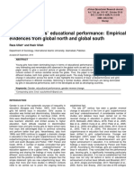 Boys Versus Girls' Educational Performance: Empirical Evidences From Global North and Global South