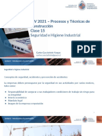 CIV 2021 - Clase 15 Seguridad e Higiene Industrial