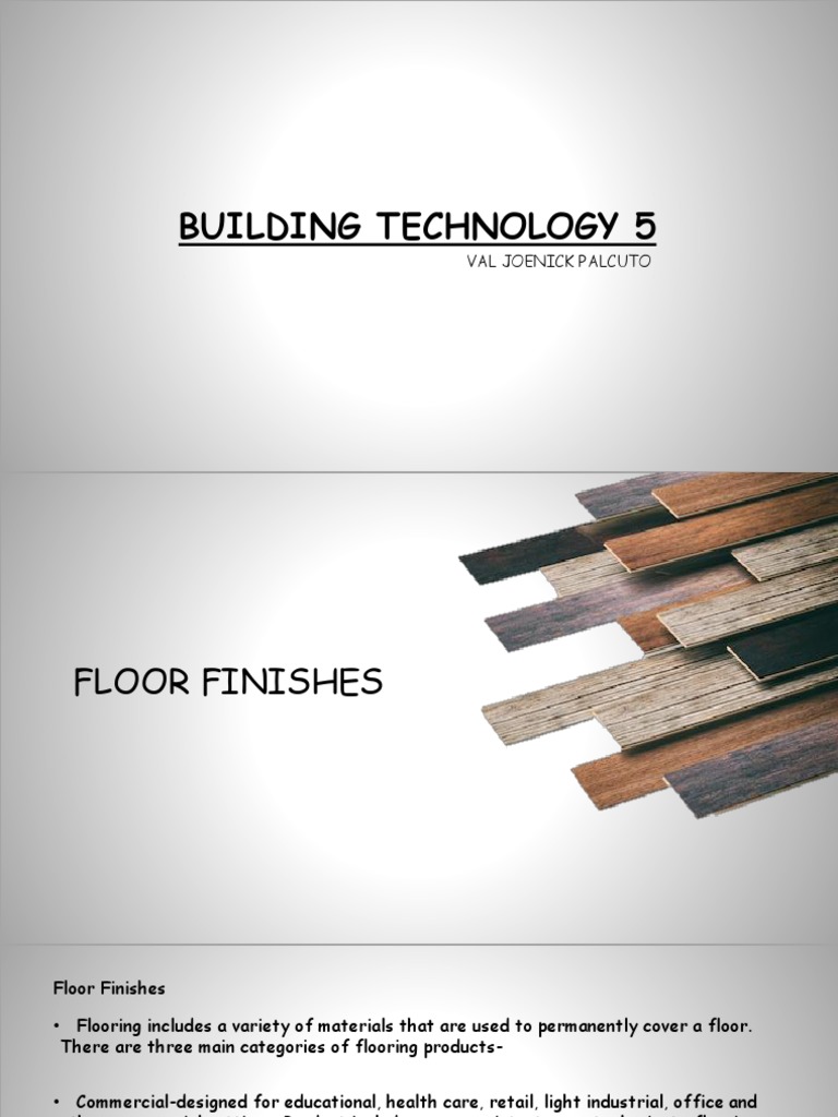 Floor Finishes PDF Flooring Tile