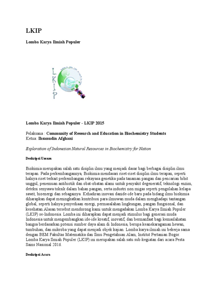 LKIP | PDF