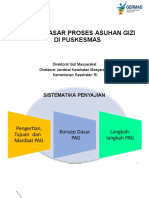 Pemeriksaan FISIK (PE)  RIWAYAT MEDIS/KESEHATAN (PMH)  RIWAYAT SOSIAL DAN KELUARGA (PSH)Sumber: Modifikasi The British Dietetic Association, Model and Process for Nutrition and Dietetic Practice, 2016