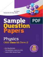 Physics Sample Paper