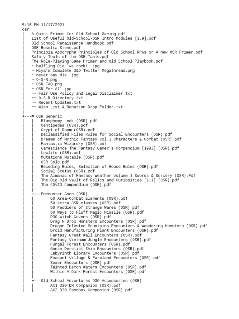 O-S-R Directory | PDF