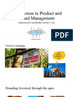 Introduction to Product and Brand Management