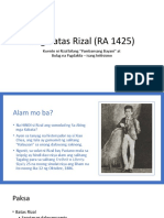 Ang Batas Rizal RA 1425
