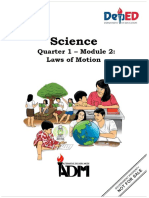 Science 8 Q1 Module 2 Laws of Motion Sscsmc1st 5th