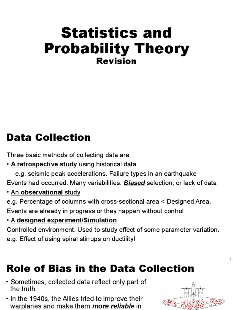 Statistics And Probability Theory – PJLM