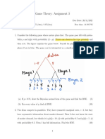 Game Theory Assignment on Bayesian Nash Equilibrium