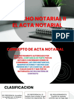 Presentacion Del Acta Notarial