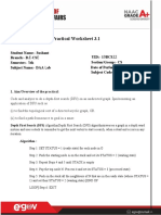 Practical Worksheet 3.1: E-Cse 5th Lab 9BCS22 0/11/2021 09