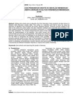 Free Education Policy Analysis and Its Relation to SMA Quality