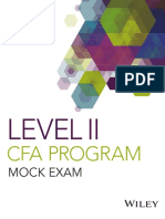 CFA LV 2 2019 Mock Exam Willy - Morning Session With Solutions