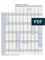 Calendário Anual 2019 - 2020