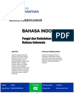 P2 - 01. Modul 2 - Fungsi Dan Kedudukan Bahasa Indonesia