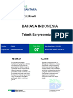 P7 - 01. Modul 7 - Teknik Berpresentasi 