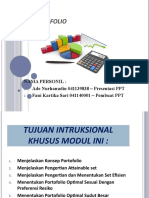 MODUL 6 TEORI PORTOFOLIO