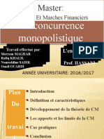 La Concurrence Monopolistique