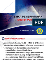 Pertemuan Ke-1 (Aturan Perkuliahan)