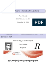 Overview of Some Automotive RKE Systems: Pierre Pavlidès