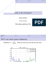 What Is The Microprice?: Sasha Stoikov