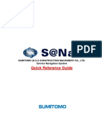 Quick Reference Guide: Sumitomo (S.H.I) Construction Machinery Co., Ltd. Service Navigation System