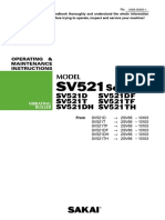 SV521Series Operator Manual