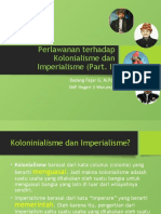 Perlawanan Terhadap Kolonialisme Dan Imperialisme (Part. 1)